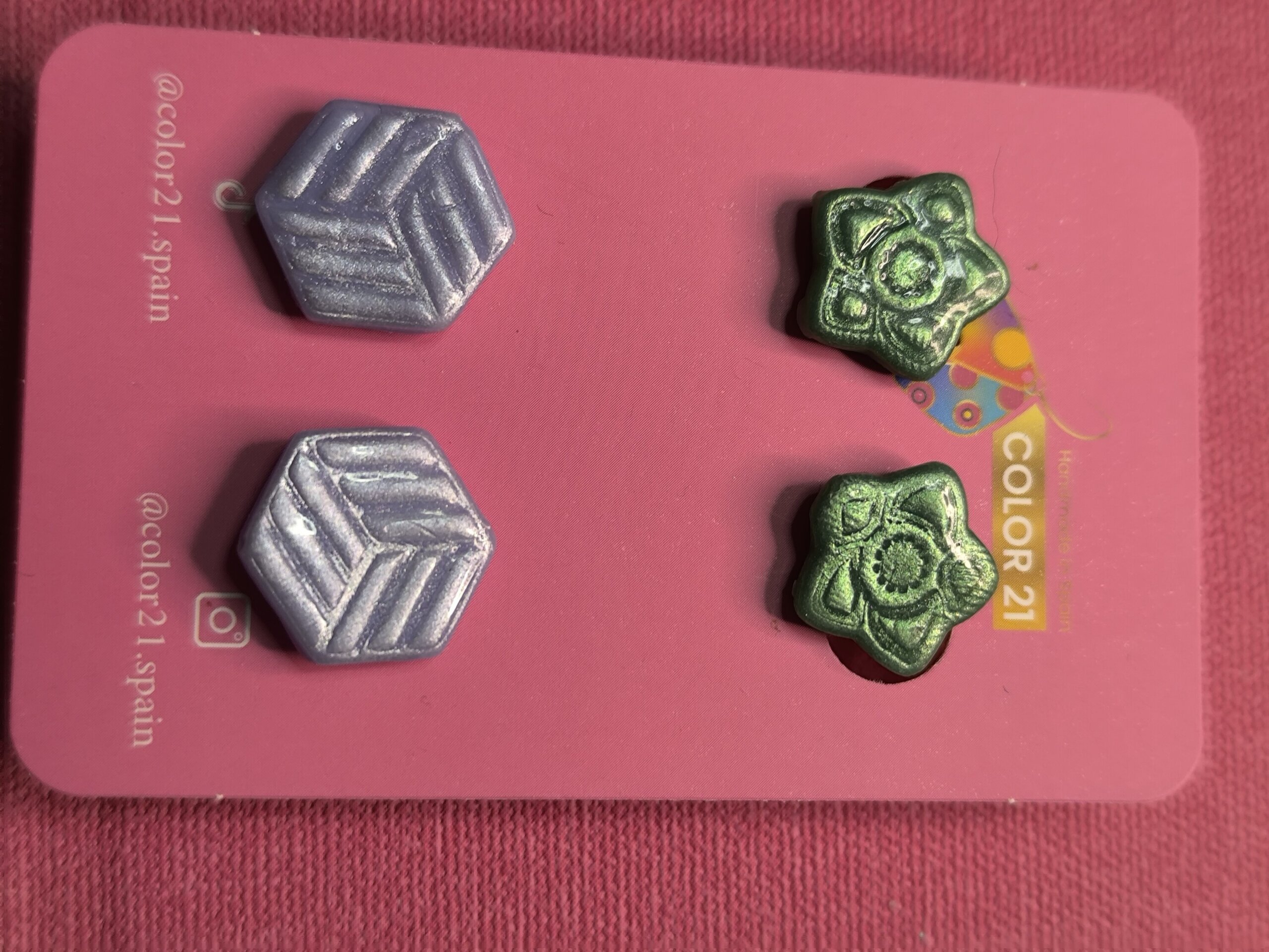 Pendientes para regalo hechos artesanalmente - 2